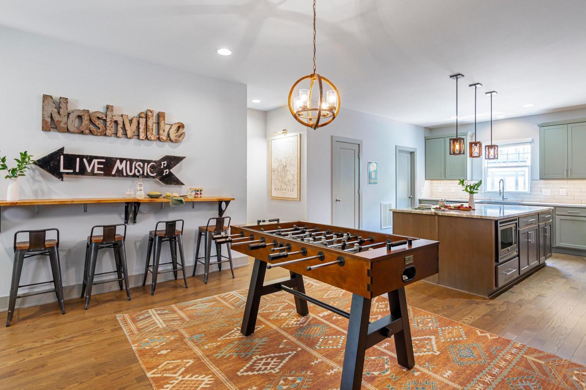 Waverly By Avantstay Nashville-Inspired Townhome W Luxury Kitchen Pool Table Exteriör bild